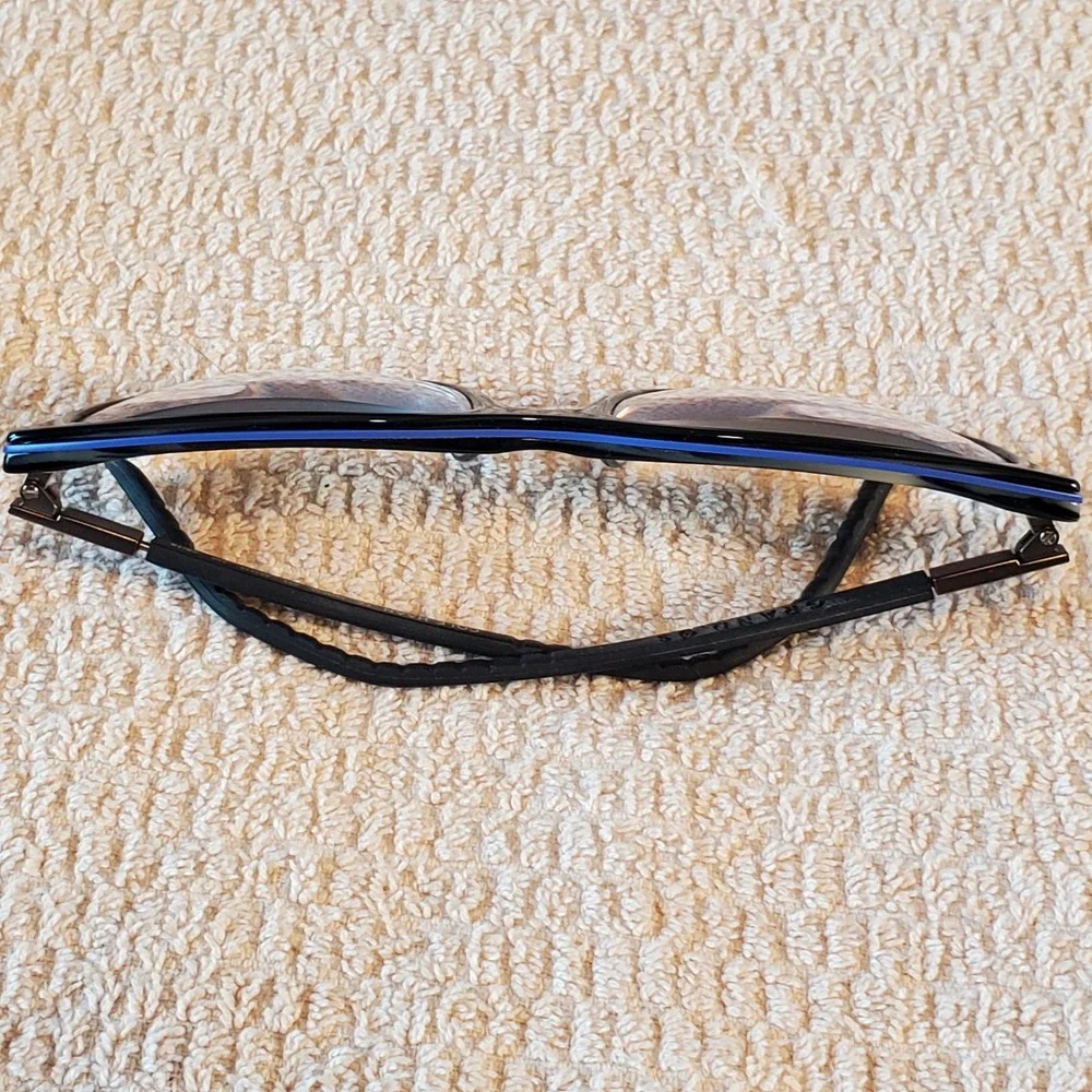 Cole‎ Haan CH4030 015 Black Blue Eyeglasses- Frames only & Case 55-17-140